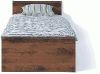 Каркас кровати без матраса коллекции Индиана