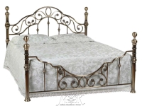 Кровать 9603 (140*200 см)  Античная бронза