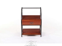 Тумба прикроватная ST-266 Bedside table (38х50х66). Цвет: Rose Oak (Темная вишня)