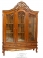 CAB02/DISP. Henry display cabinet. Витрина трехдверная (массив кр. дерева) NBA Pecan M (итал.орех) 168*41*215 см (вишня)