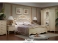 Спальня Милано (кровать 180х200   2 тумбы  т/столик  3-х двер. шкаф с зеркалом)